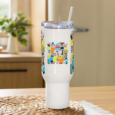 KW Gallery Brushstroke Travel Mug 37 - Winter Sunshine Marketplace